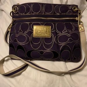 Rare Coach Poppy Crossbody Bag